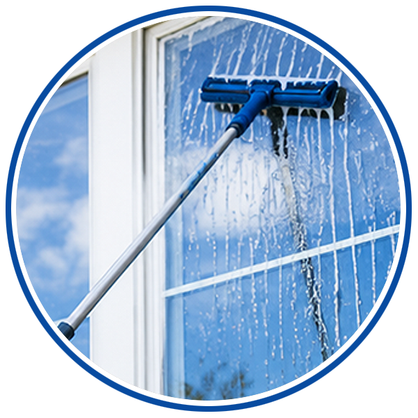 Exterior window cleaning of a residential home in Delaware