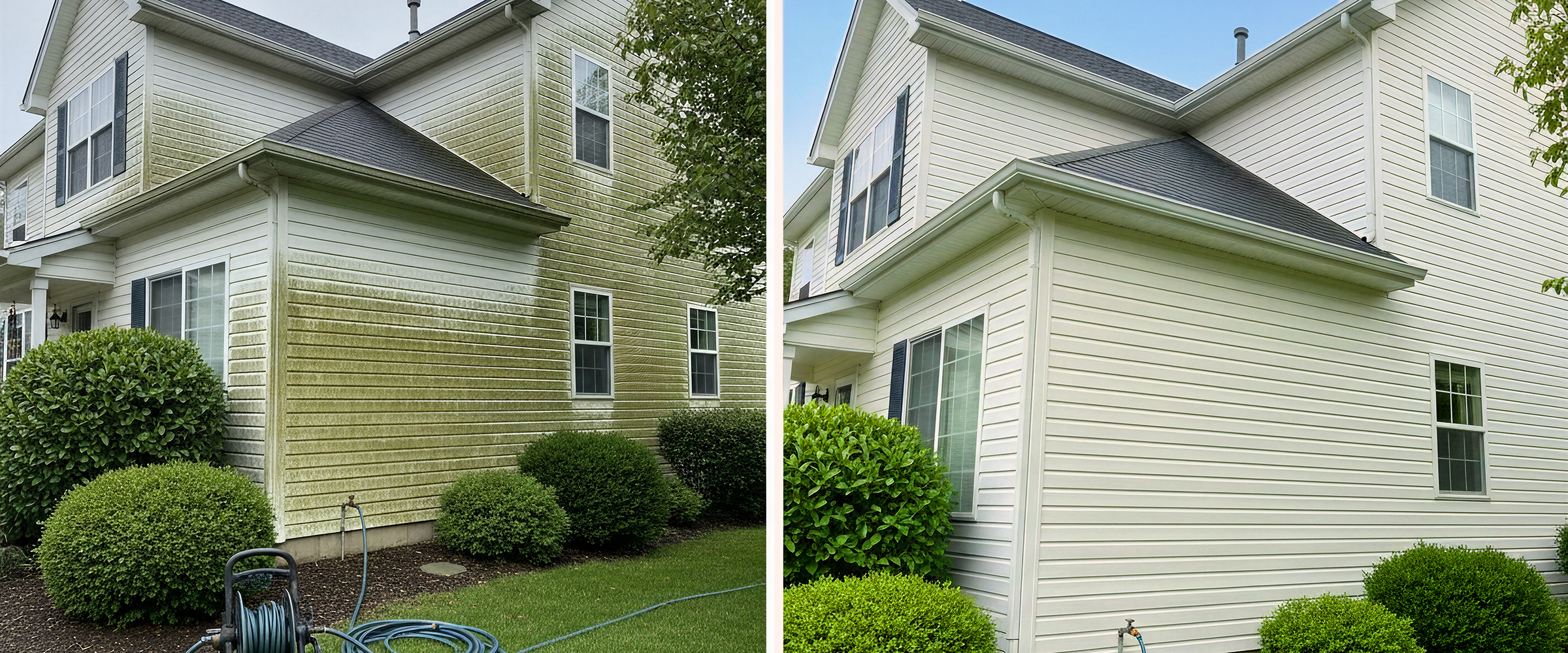 Cali Power Washing, professional pressure washing service. Houses, driveways, sidewalks, decks, pavers and more.